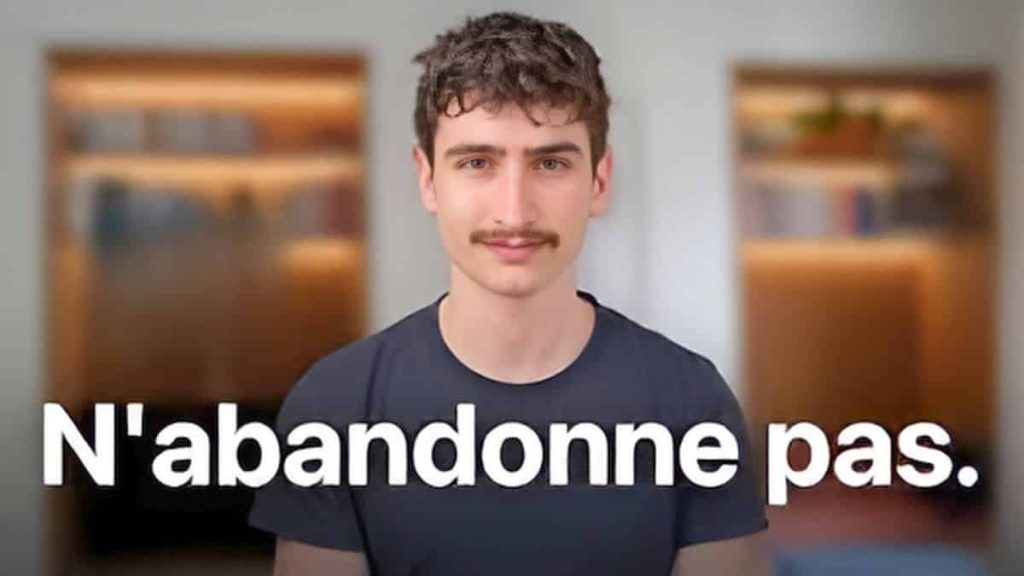 Antoine BM miniature YouTube vidéo N'abandonne pas