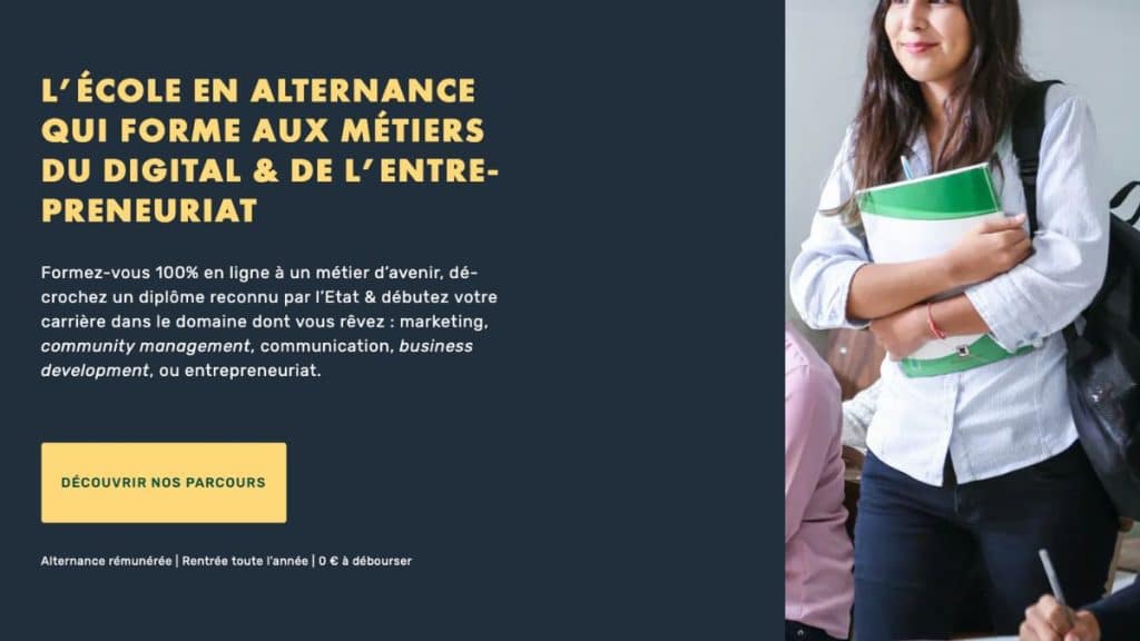 Présentation de l’école LiveMentor en alternance pour les métiers du digital et de l’entrepreneuriat