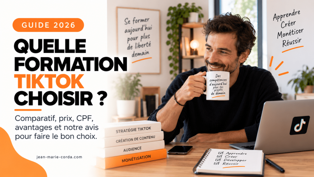 Formation TikTok 2026 : comparatif des meilleures formations, prix et CPF